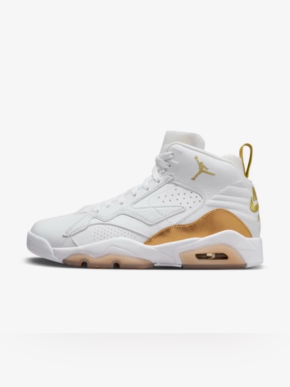 Jordan Air Jordan MVP white metallic gold Nike Sneakers high top